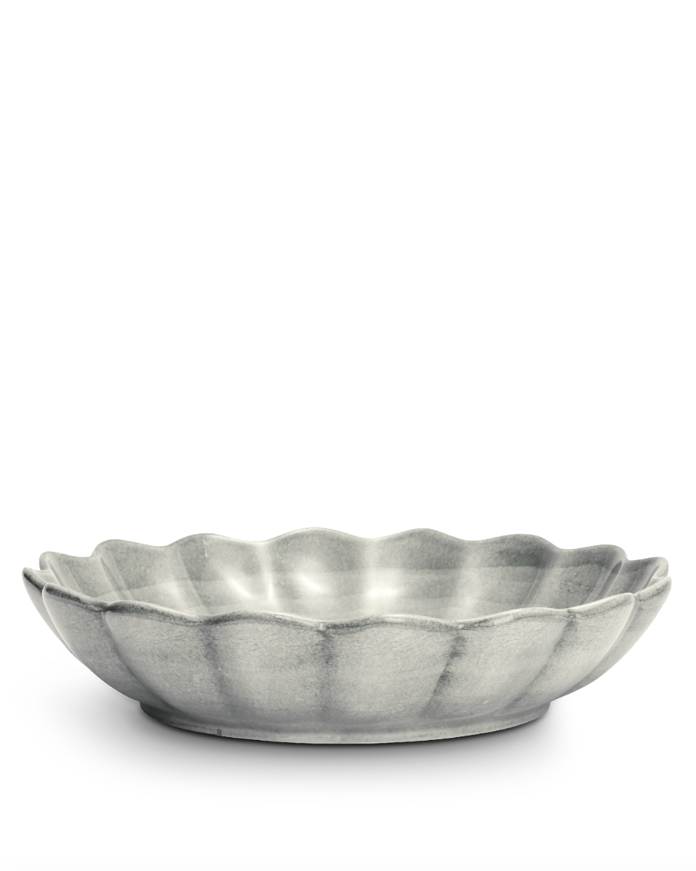 Oyster Skål 31cm, Grå
