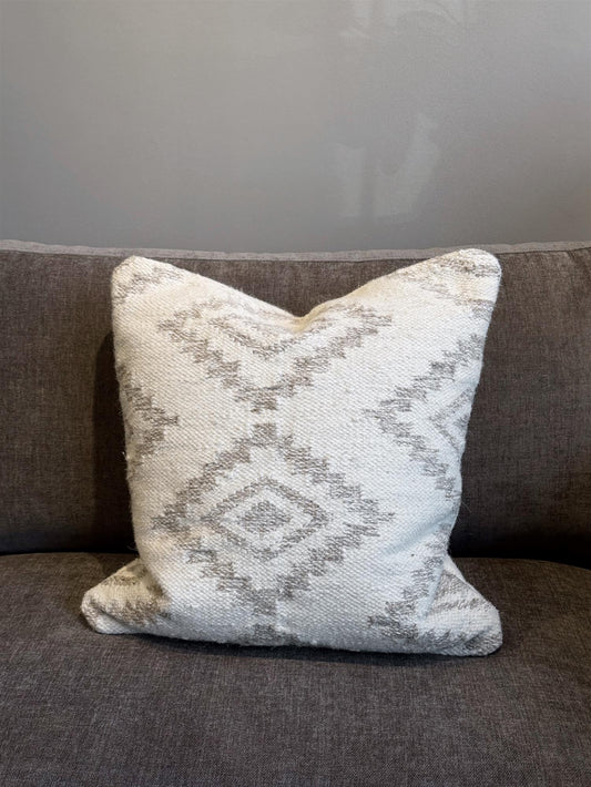 Kelimpute 53x53 cm, No4 Beige/offwhite