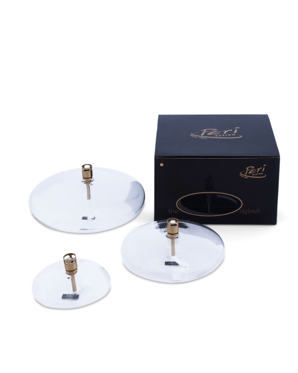 Oljelampe Disc brass - Large