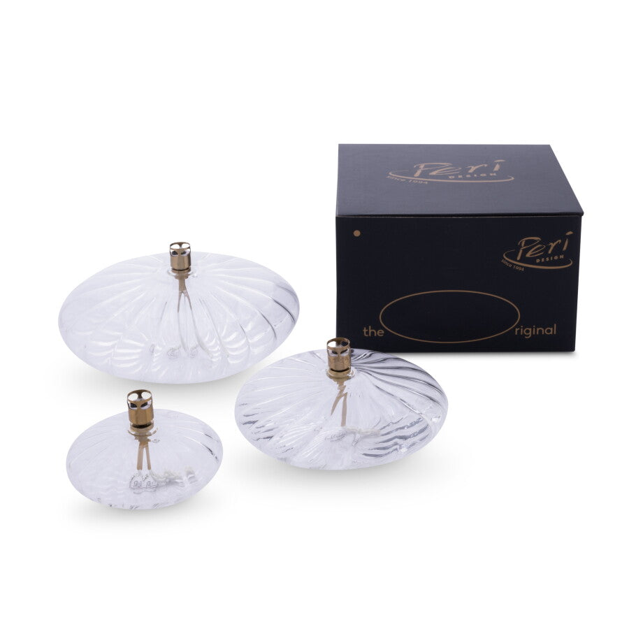 Oljelampe Disc elegant brass, Large