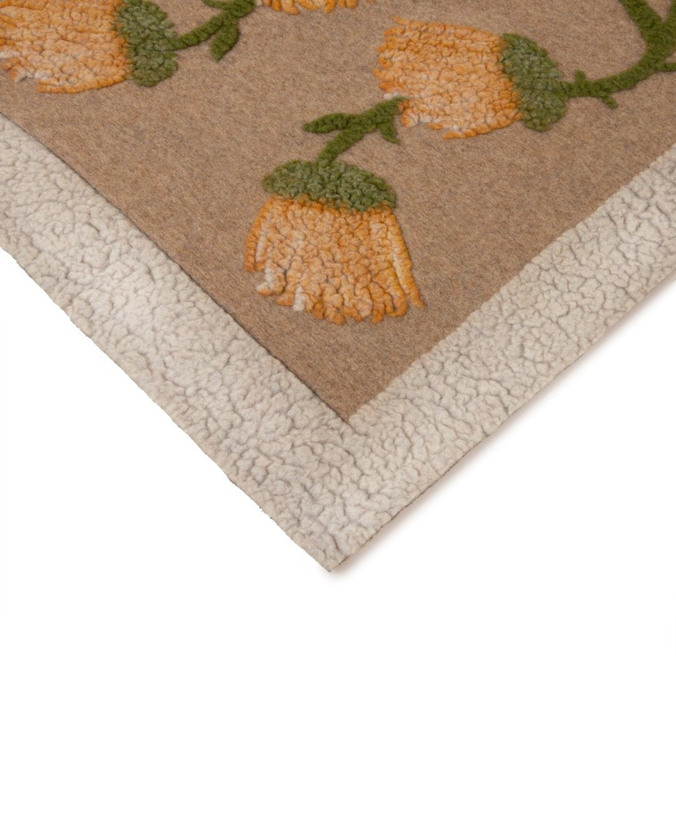 Soft Boiled Wool Zafferano pledd, 150x190