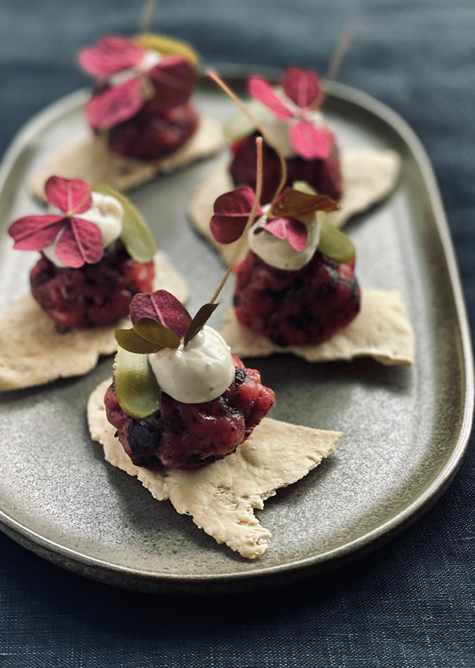 Linguette med havsalt/rosa pepperkorn
