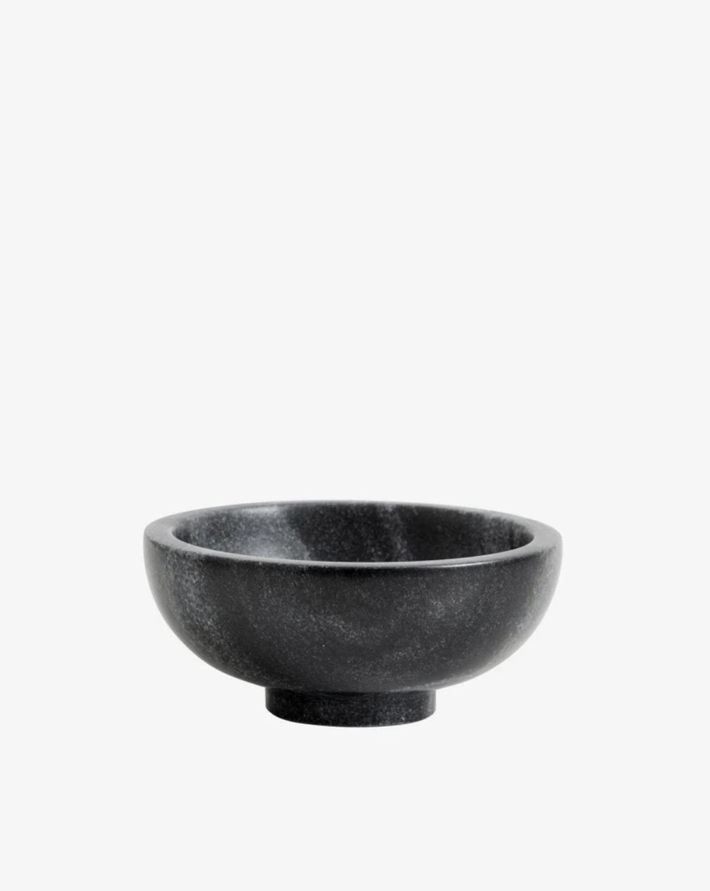 Marble skål i marmor, sort/grå
