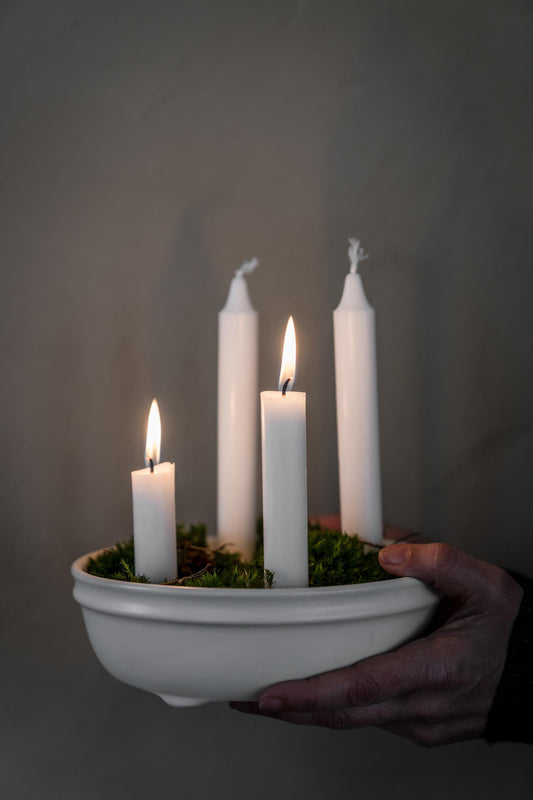 Adventsstake ø22 cm, stengods