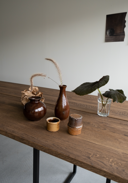 T-bordet 180x90cm smoked, premium eik finér