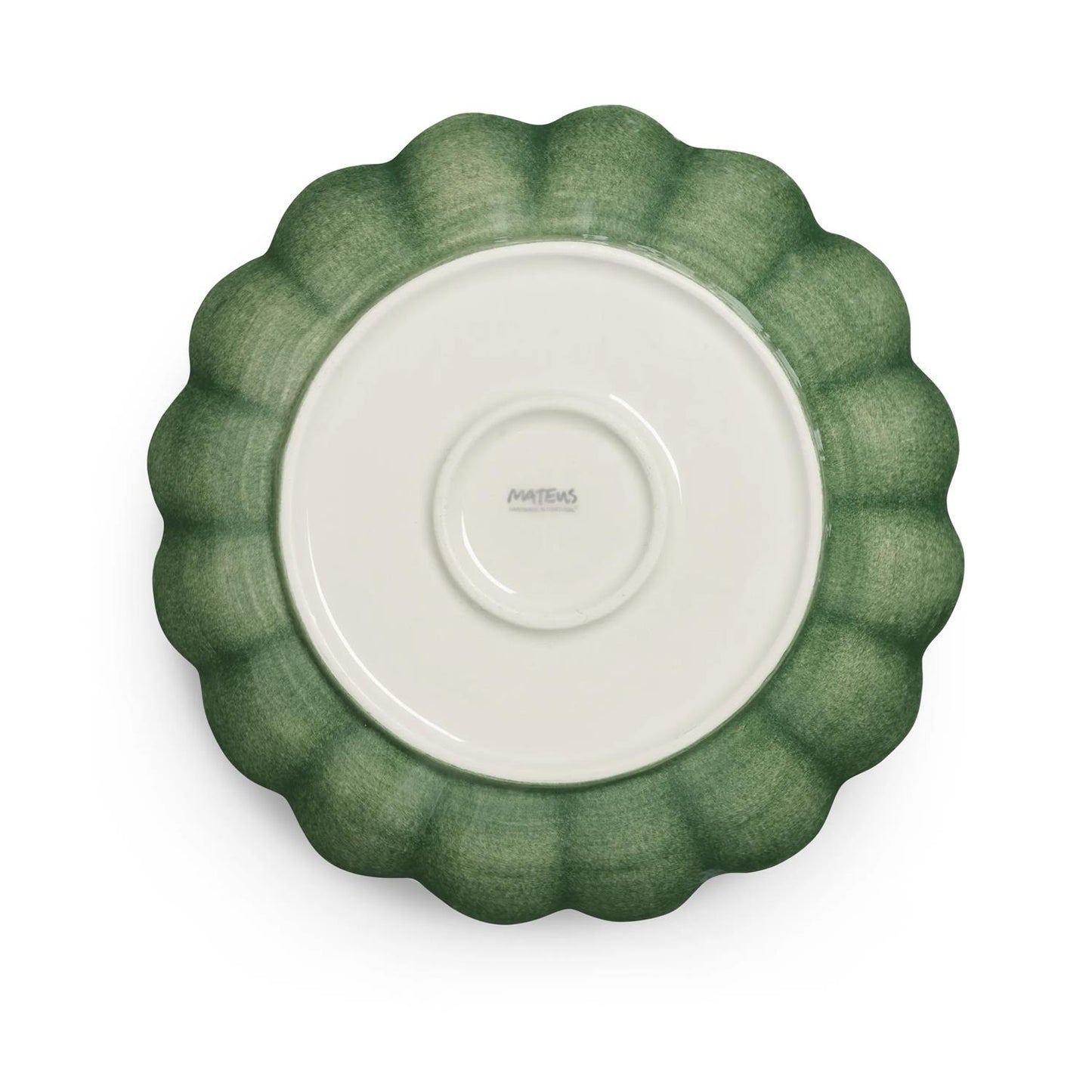Oyster Skål 24 cm, Forest Green