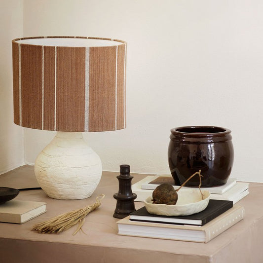 brun krukke, Ø14xh13 cm