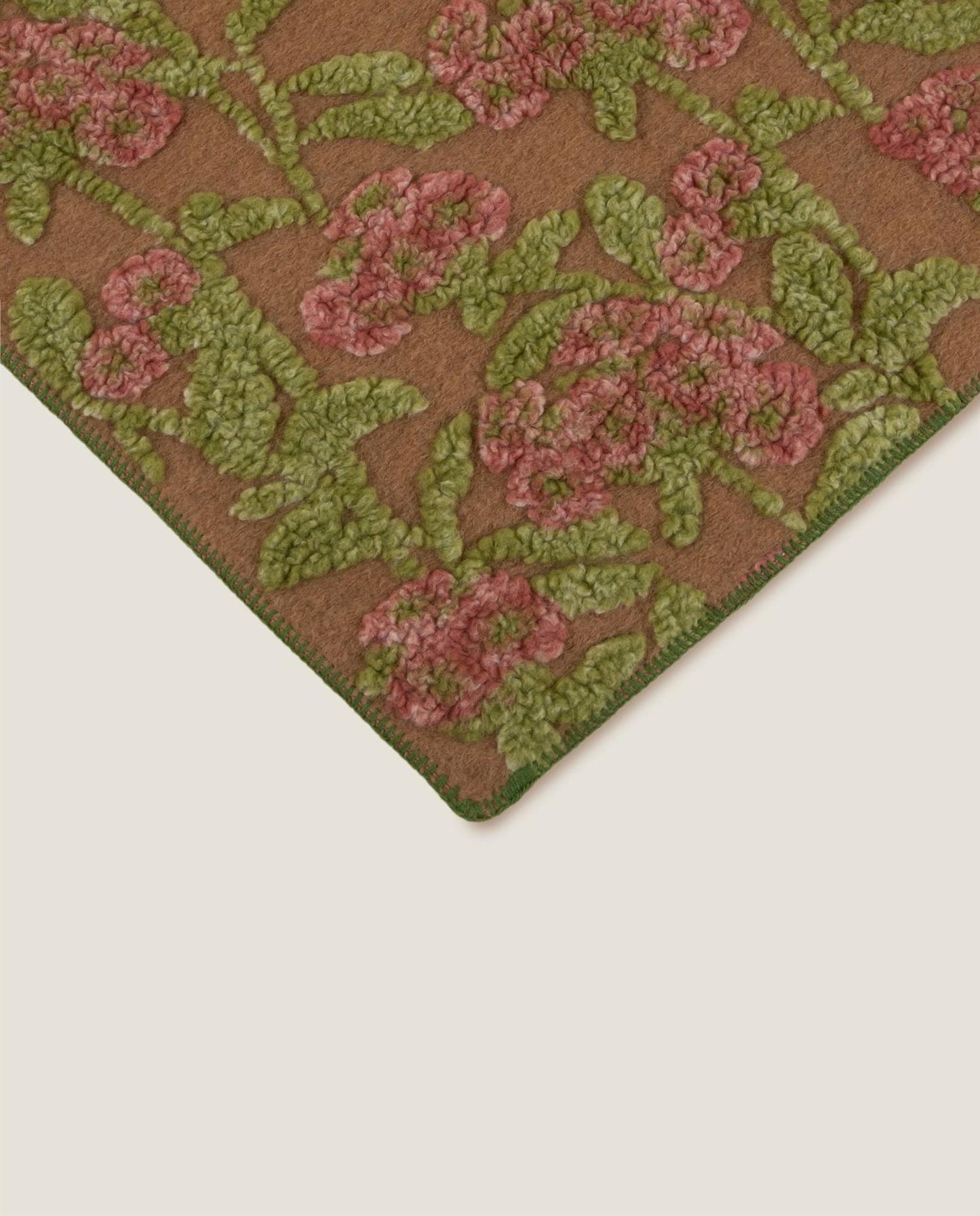Easy Boiled Wool Old Flower pledd, 150x190