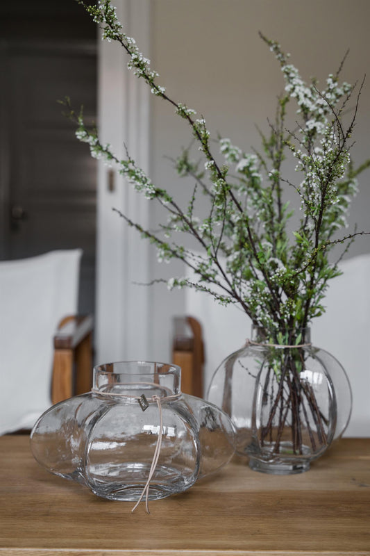 Vase Ø25xH16 cm, glass