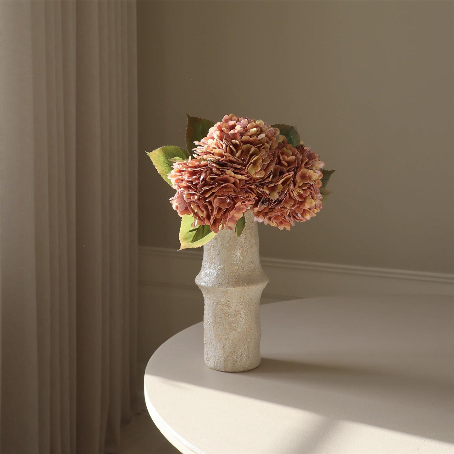 Rose hydrangea flower