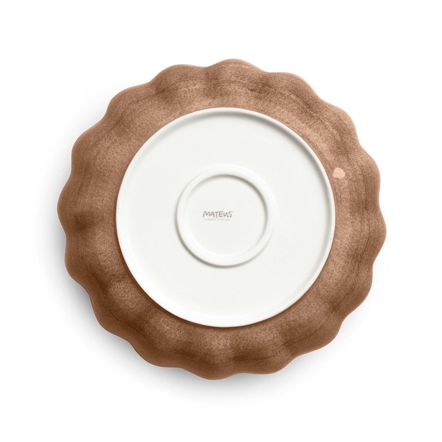 Oyster Skål 24 cm, Cinnamon