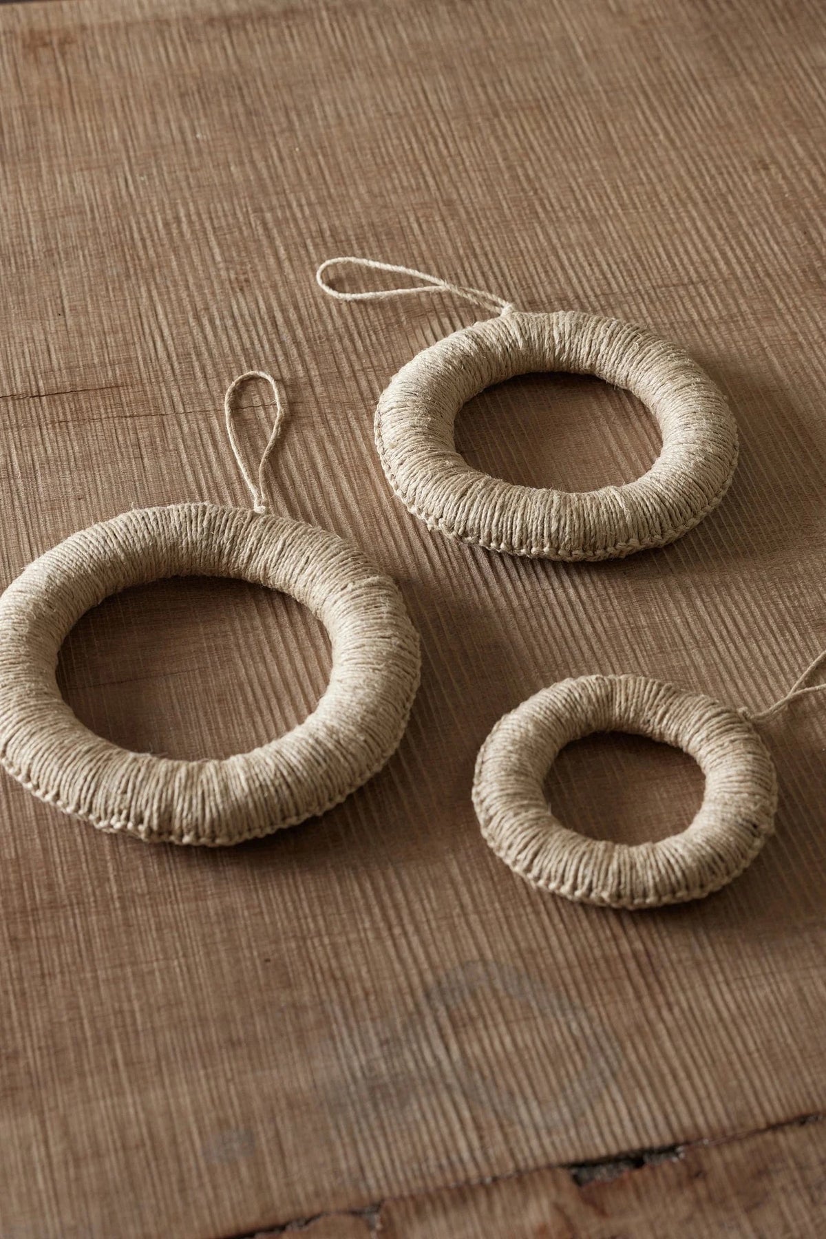 Gryteunderlag, hemp 3-sett