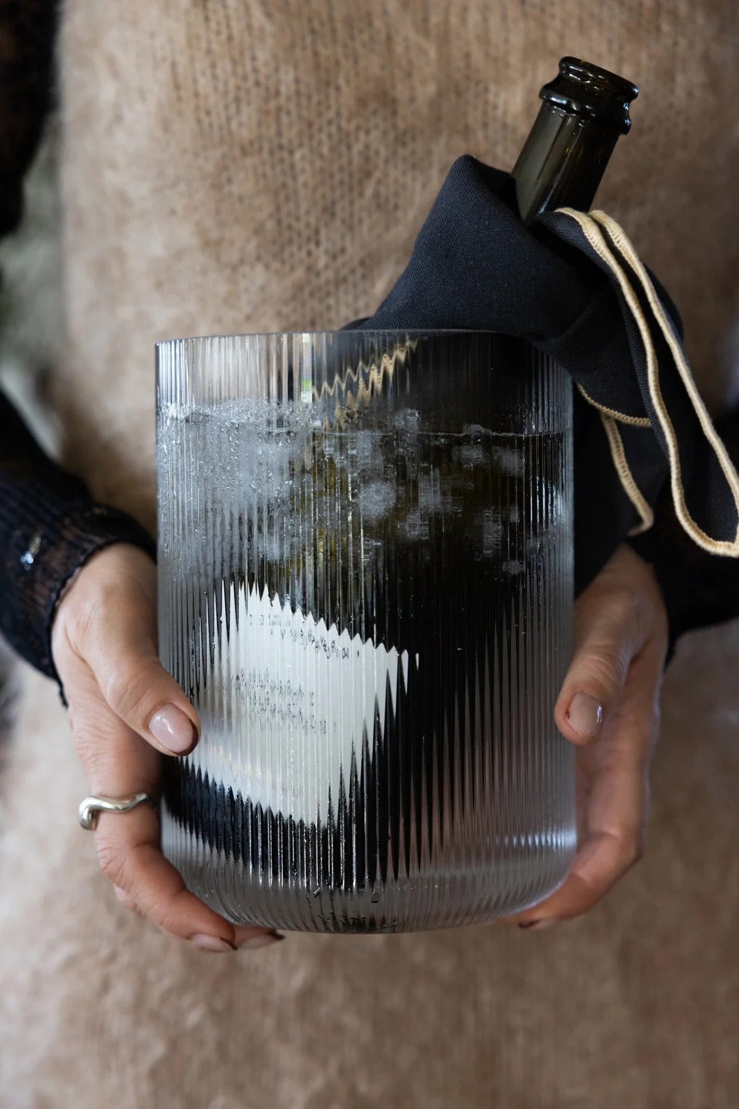 Blanka vase, klart glass
