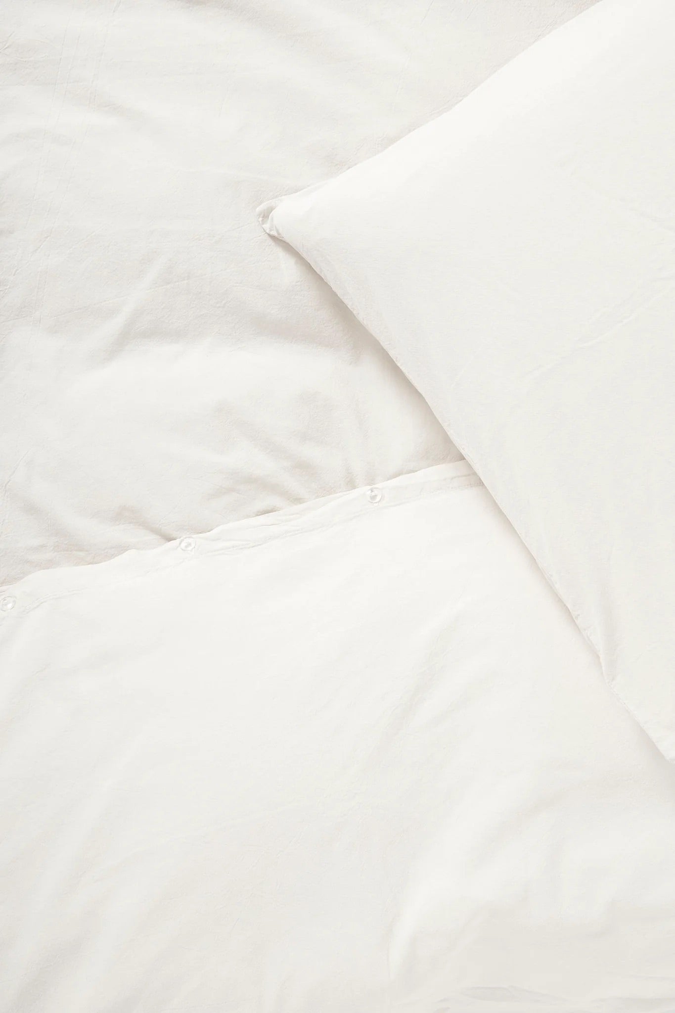 Stone bed linen hvit, sengetøy 140x220/ 50x70
