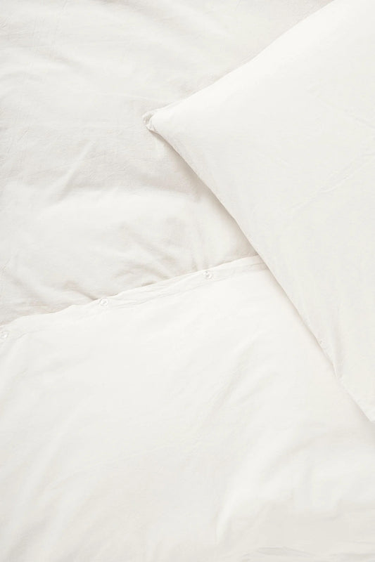 Stone bed linen hvit, sengetøy 140x220/ 50x70