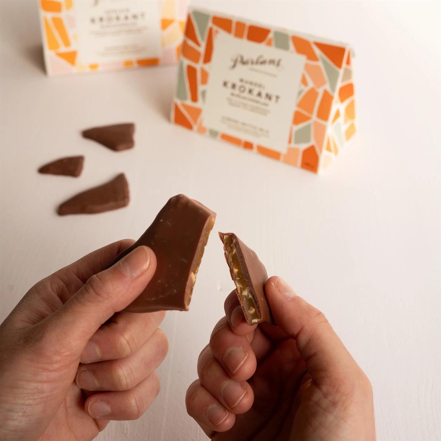 Krokan knekk melkesjokolade