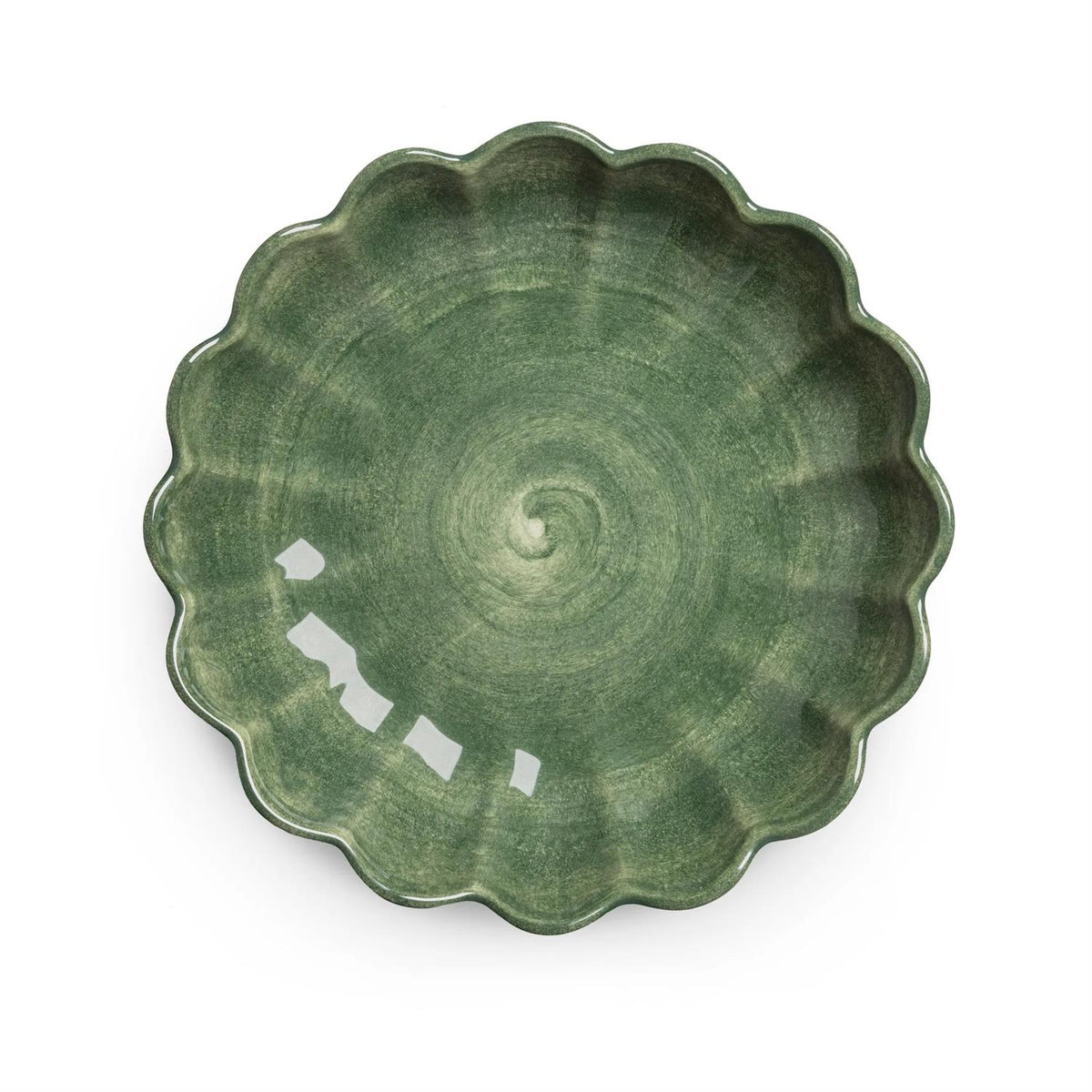 Oyster Skål 24 cm, Forest Green