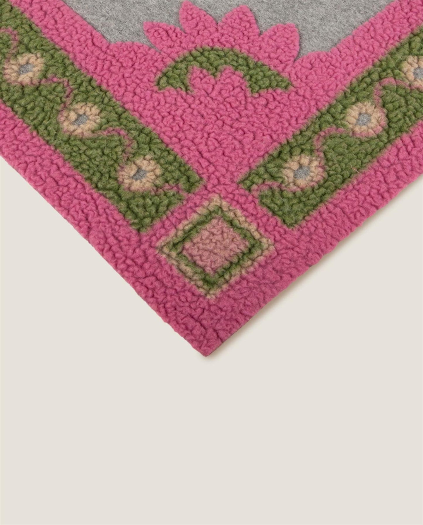 Soft Boiled Wool Trionfale grigio pledd, 150x190