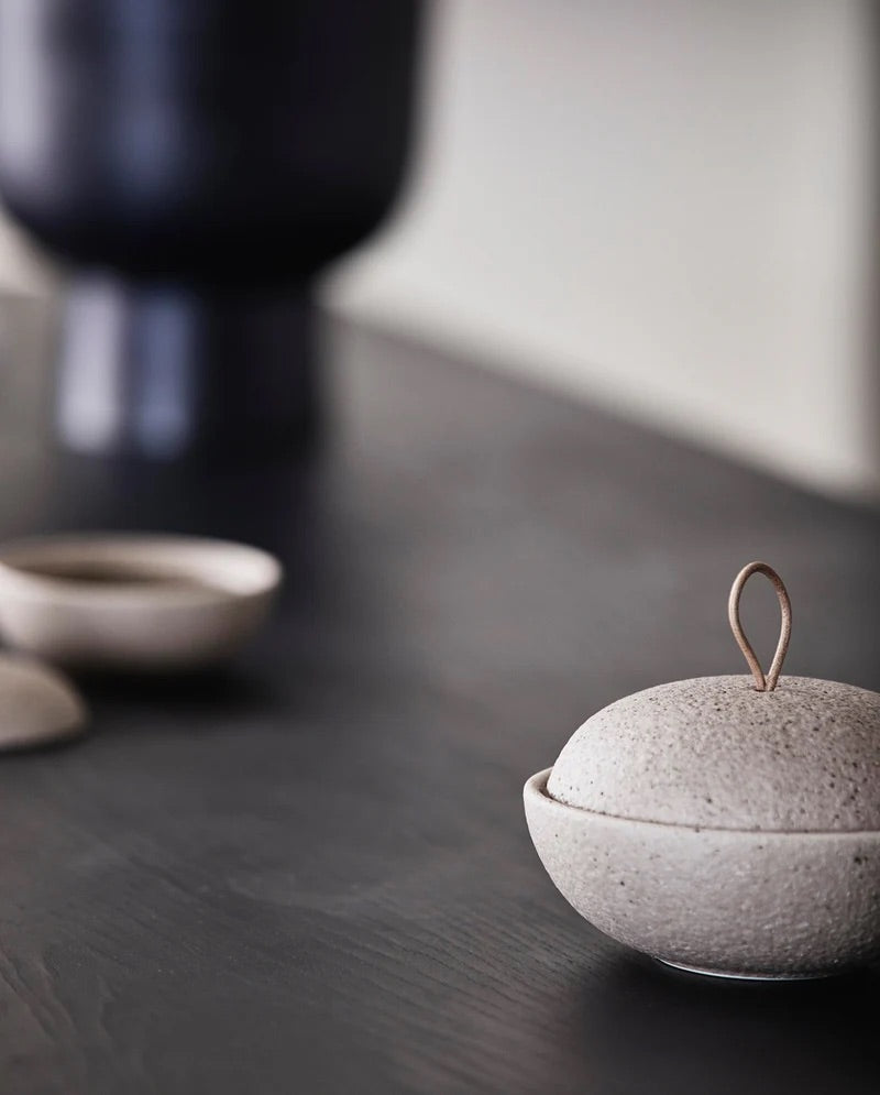 Sandy oppbevaringskrukke, L - sand