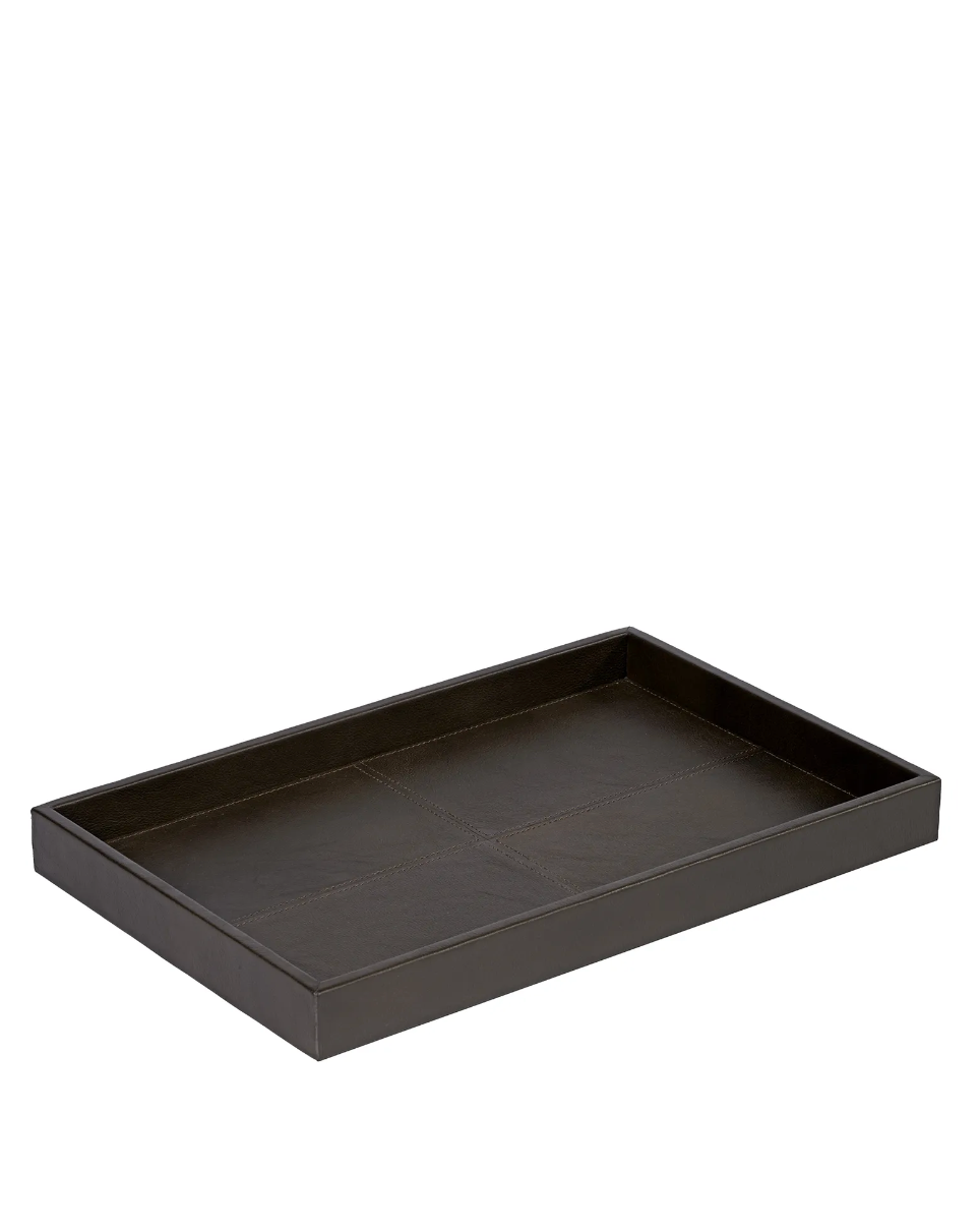 Brett skinn 45x30 cm Brown leather