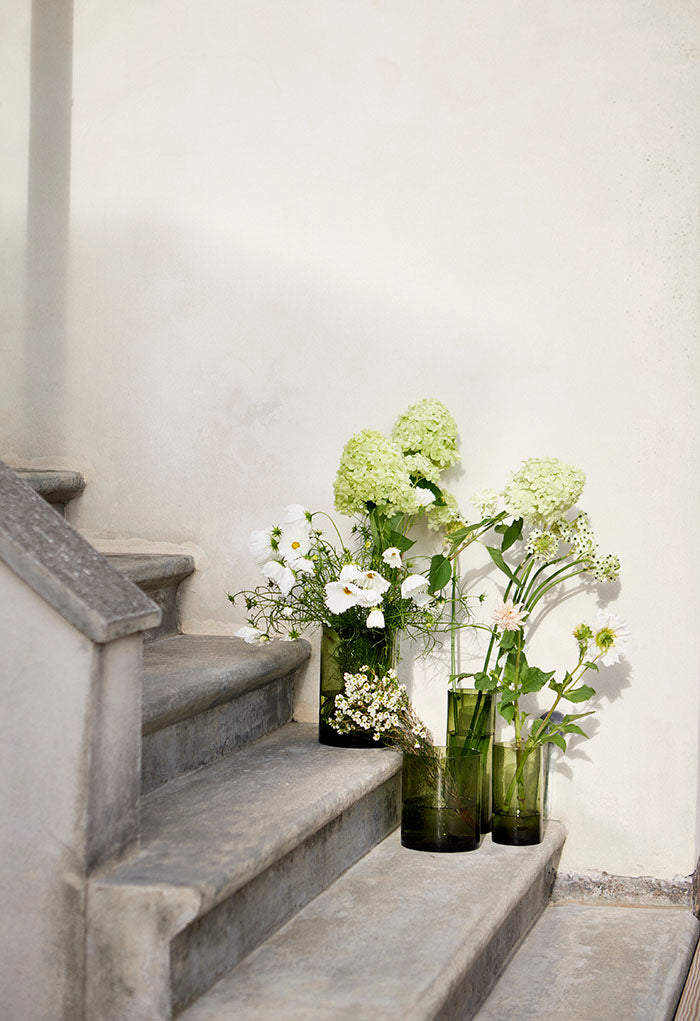 Salon vase 21xØ11cm, grønn