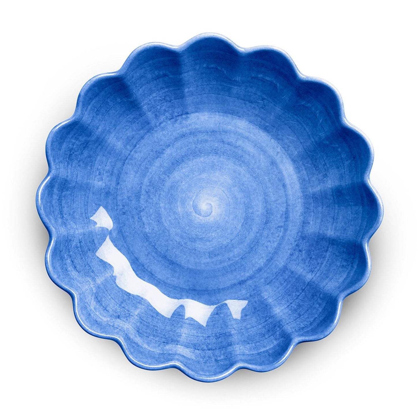 Oyster skål 31cm, Lyseblå