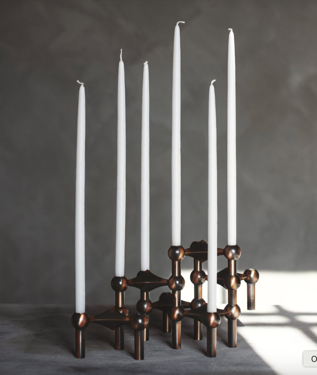 Små nagel lys, hvit 20pk 13mm 30cm