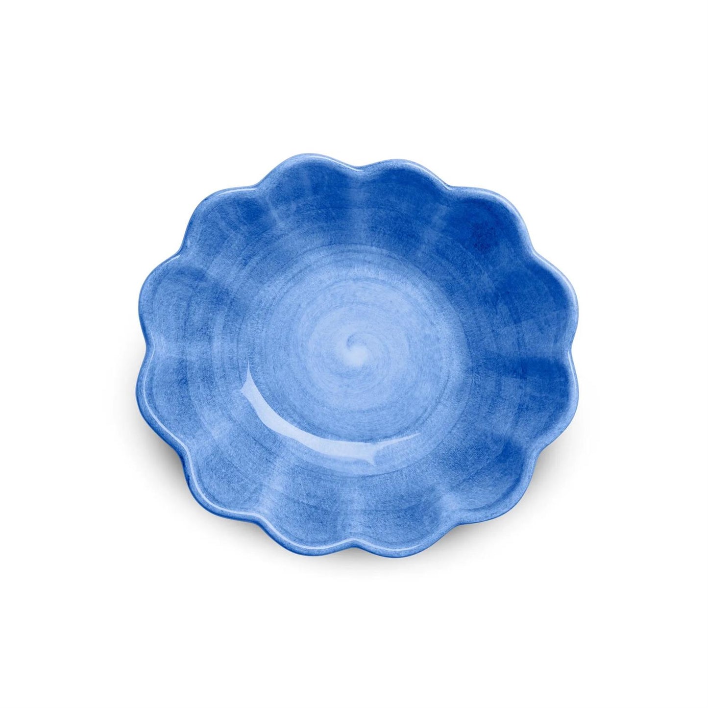 Oyster skål 18x16 cm, Light blue