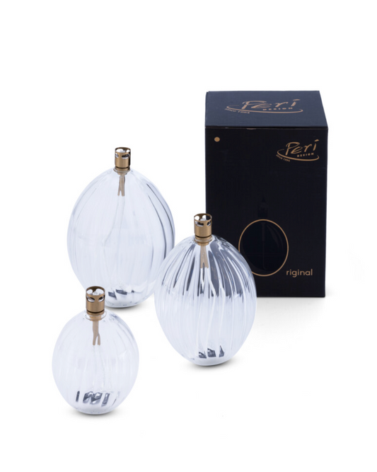 Oljelampe Ovalis Elegant Brass, Medium