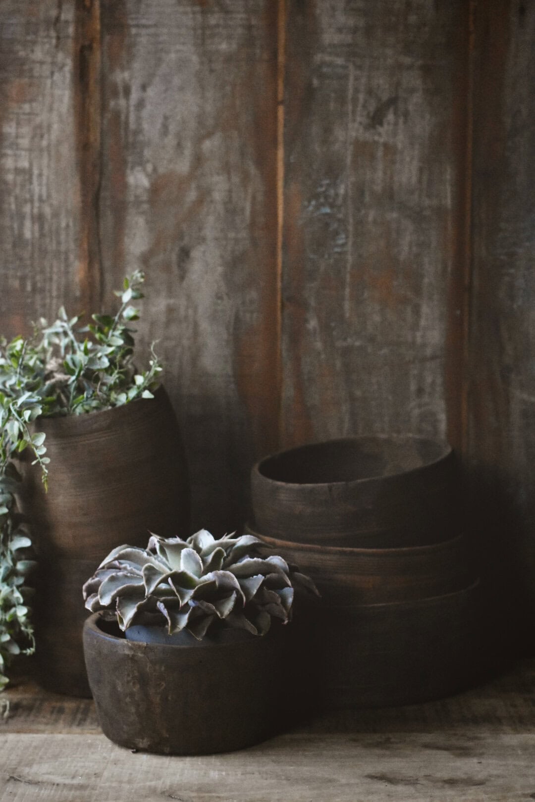 Vintage trepotte ca. Ø13-15 x H7-18cm