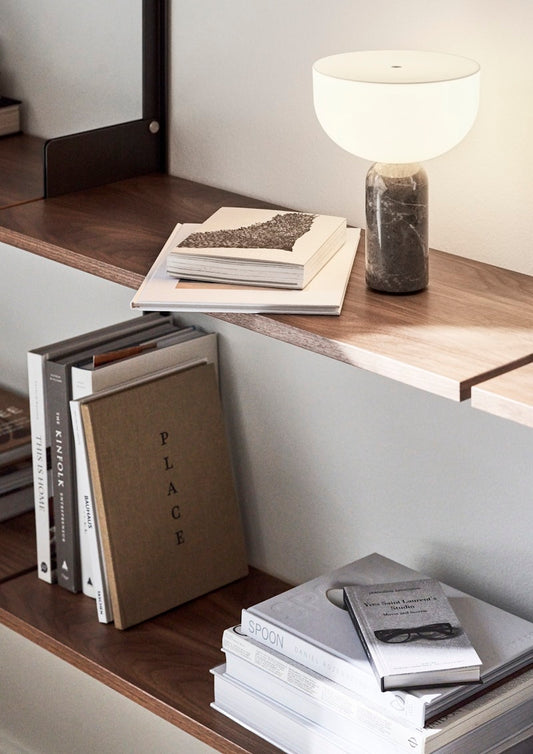 Wall 1900 Vegghylle, Walnut / Black