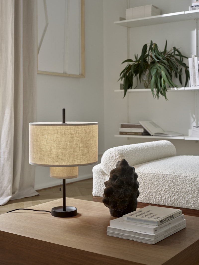 Margin Bordlampe, Beige/Black