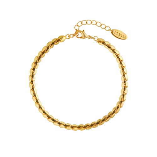 Flat twist chain armbånd