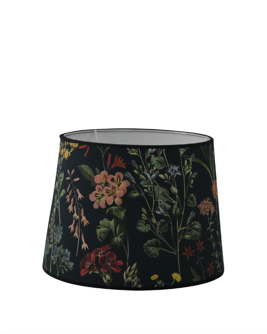 Flower Field Lampeskjerm H22cm, Sort