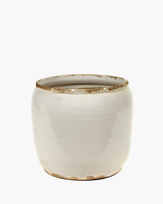 Blomsterpotte Costa S, Hvit