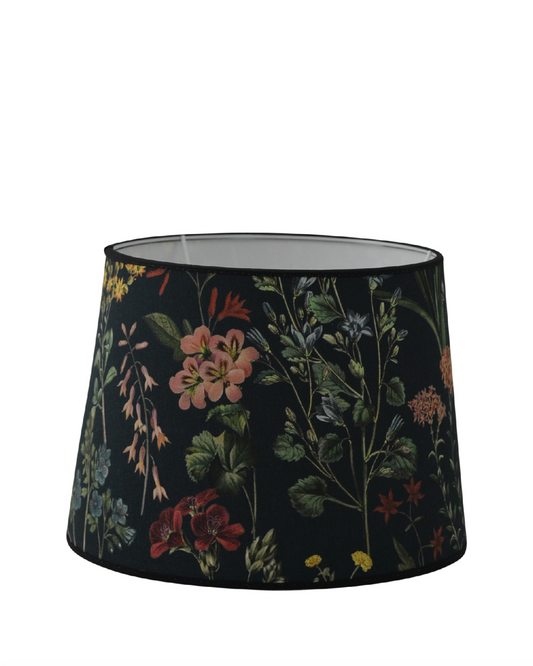 Flower Field Lampeskjerm H25cm, Sort