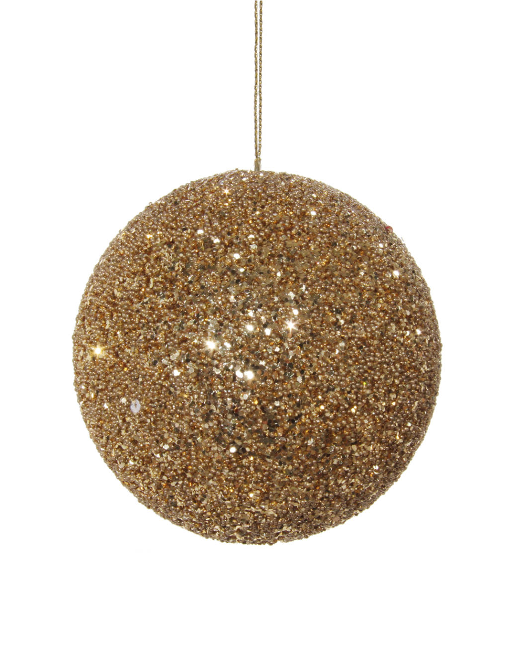 Julekule 8cm, Mørkegull