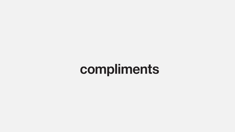 Compliments