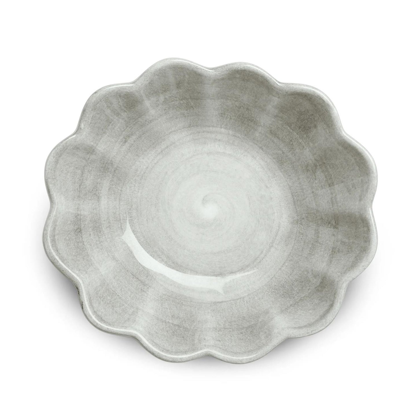 Oyster Skål 18x16 cm, Grå