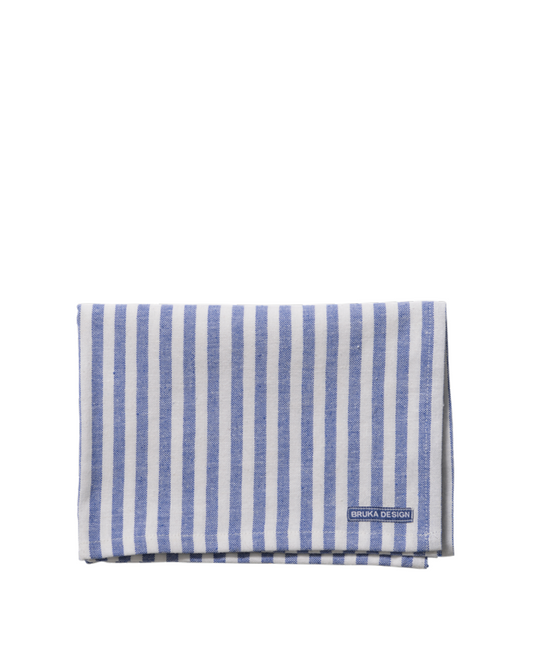 Kjøkkenhåndkle stripe 6mm blå