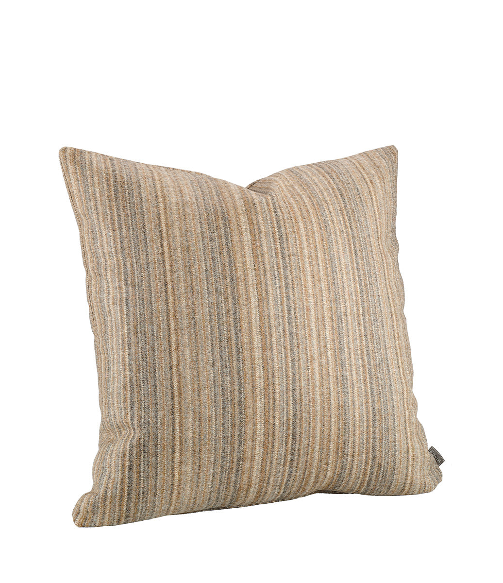 Duncan stripe putretrekk 50x50 cm, brown