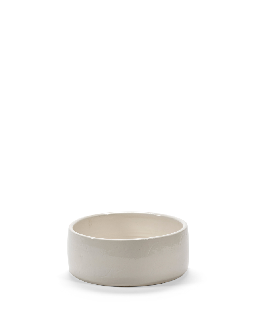 Blomsterpotte lav 02 white vaso