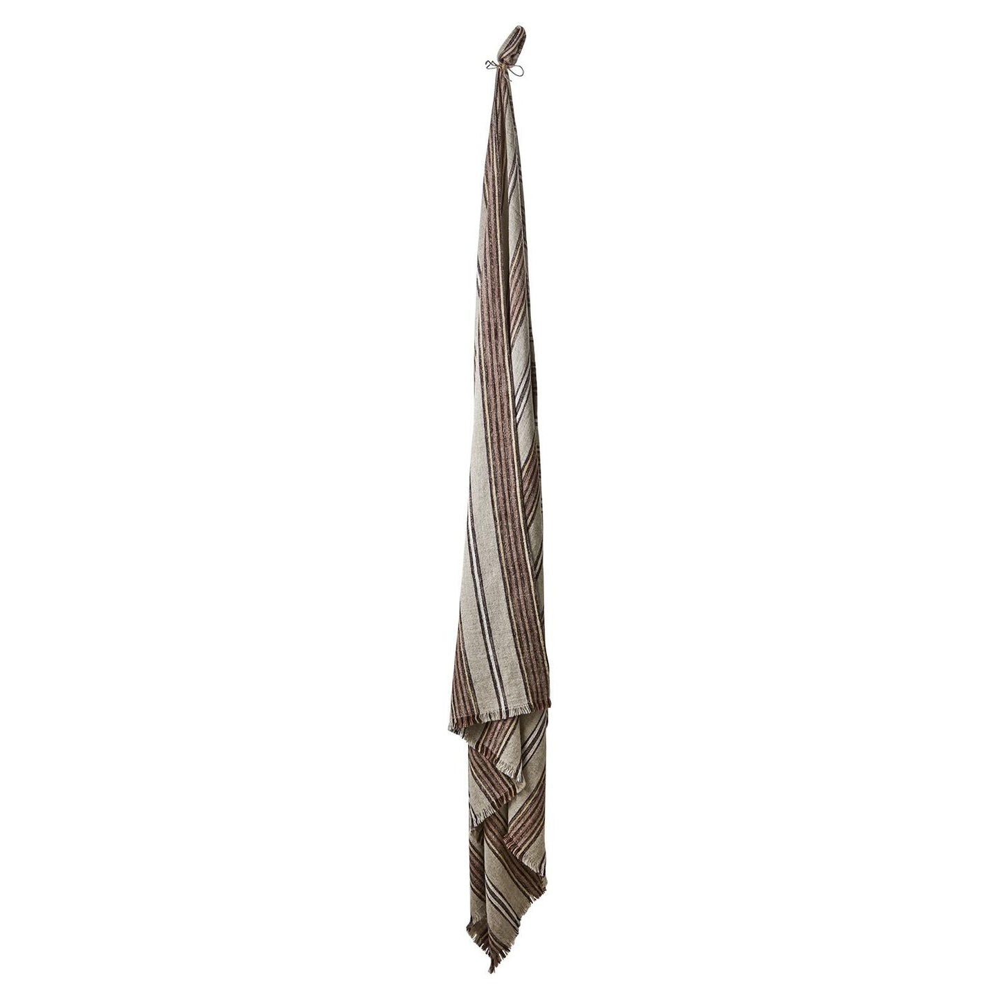 Hilda pledd/duk, beige/rust 250x140