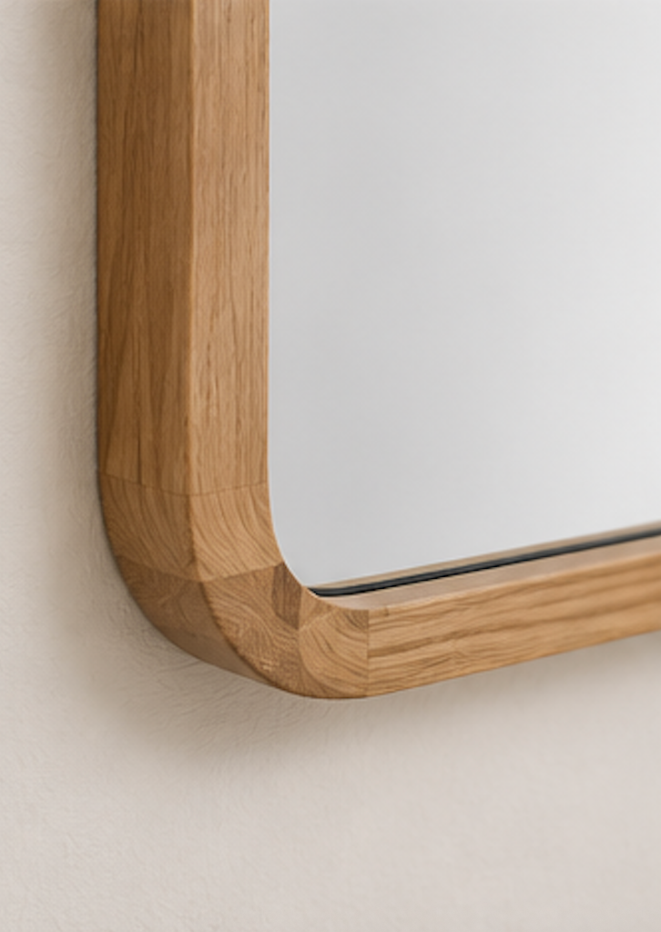 Speil teak 60x80x5 cm