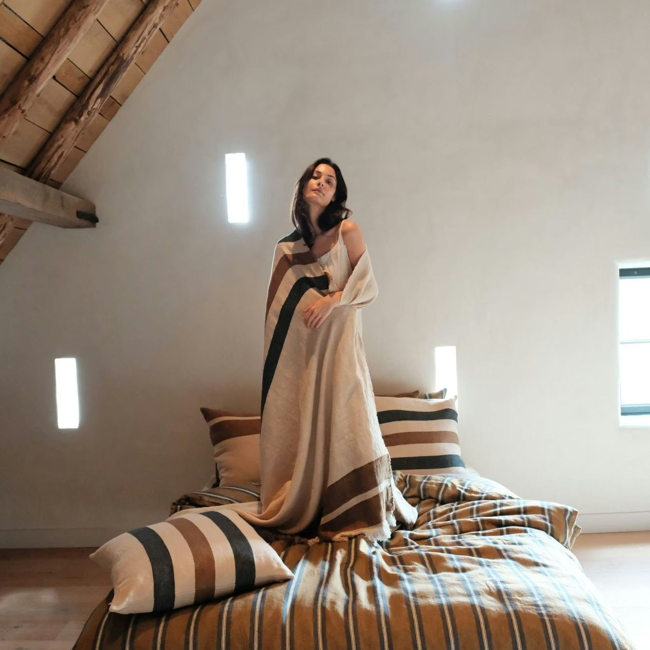 Julian putetrekk 63x63 cm, dakota stripe