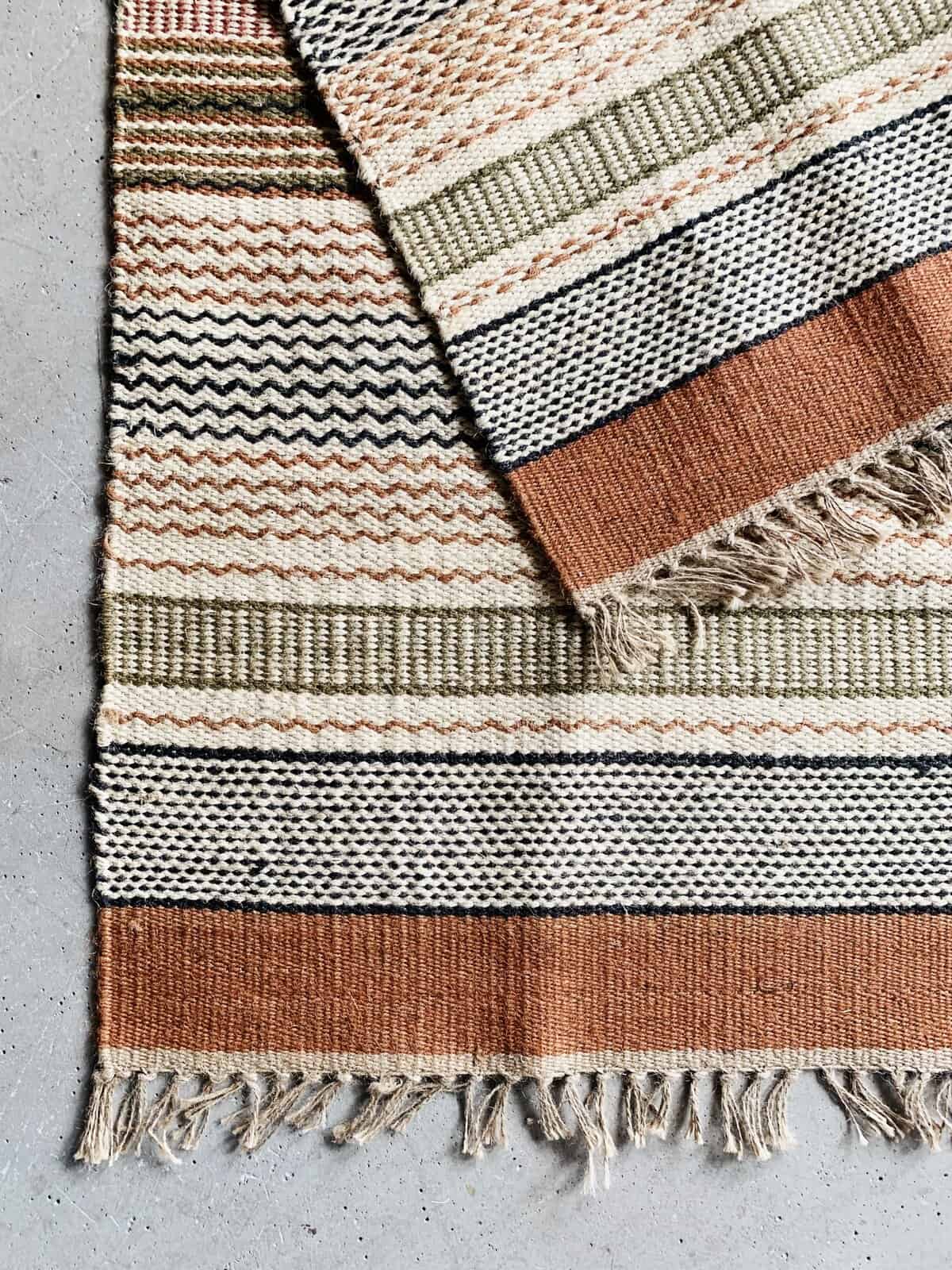 Kelimteppe striper 140x200 cm