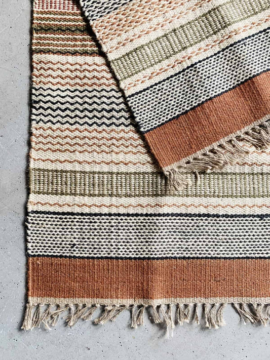 Kelimteppe striper 140x200 cm