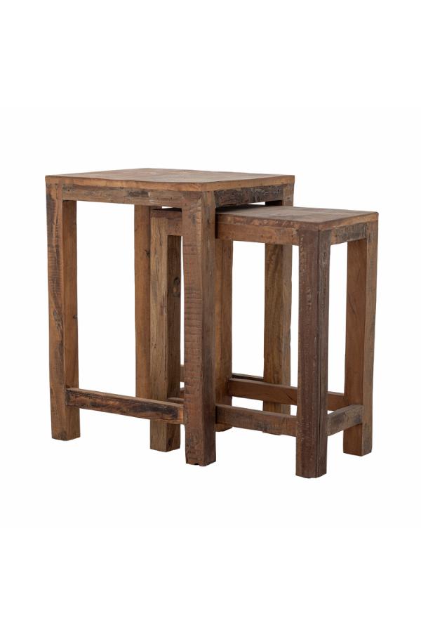 Galen sidebord 2-sett, resirkulert tre