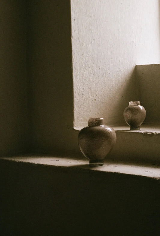 Mila vase, taupe