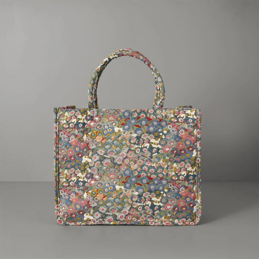 Alethe spring flower tote, large reverse